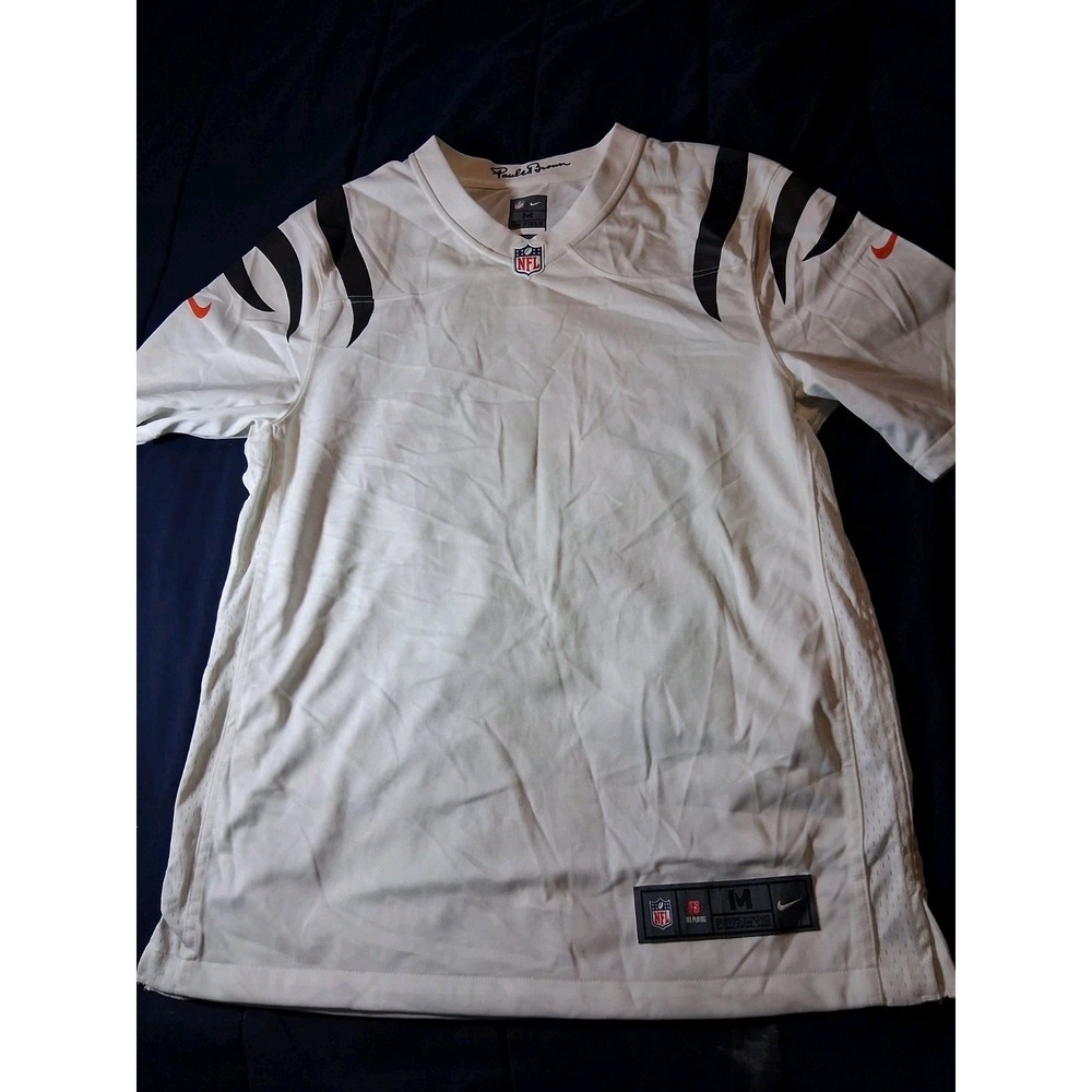 Cincinati Bengals Jersey White Medium #28 Gausmann Blank‎ Front NWoT